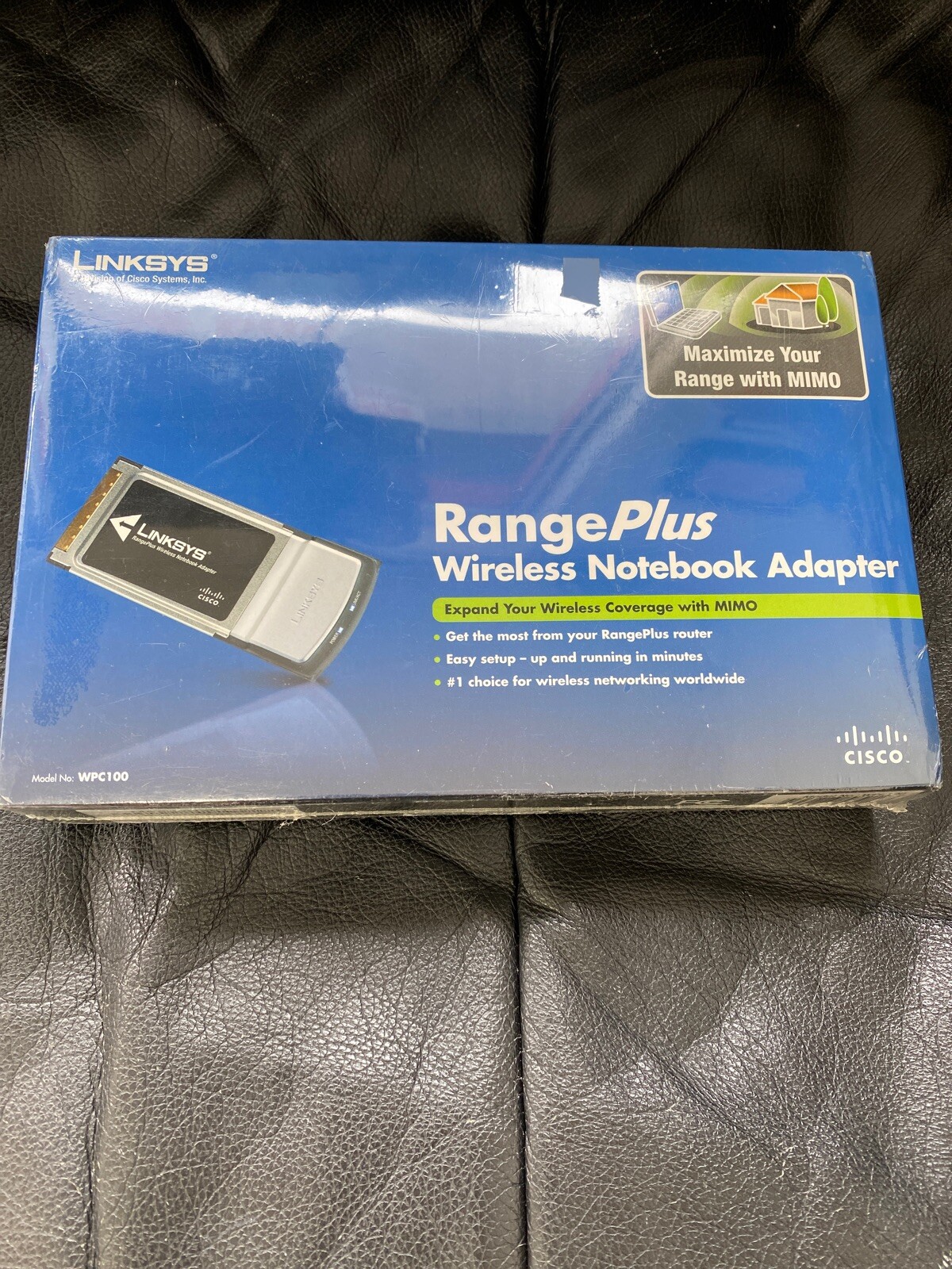 Linksys WPC100 Wireless Notebook Adapter New Factory Sealed