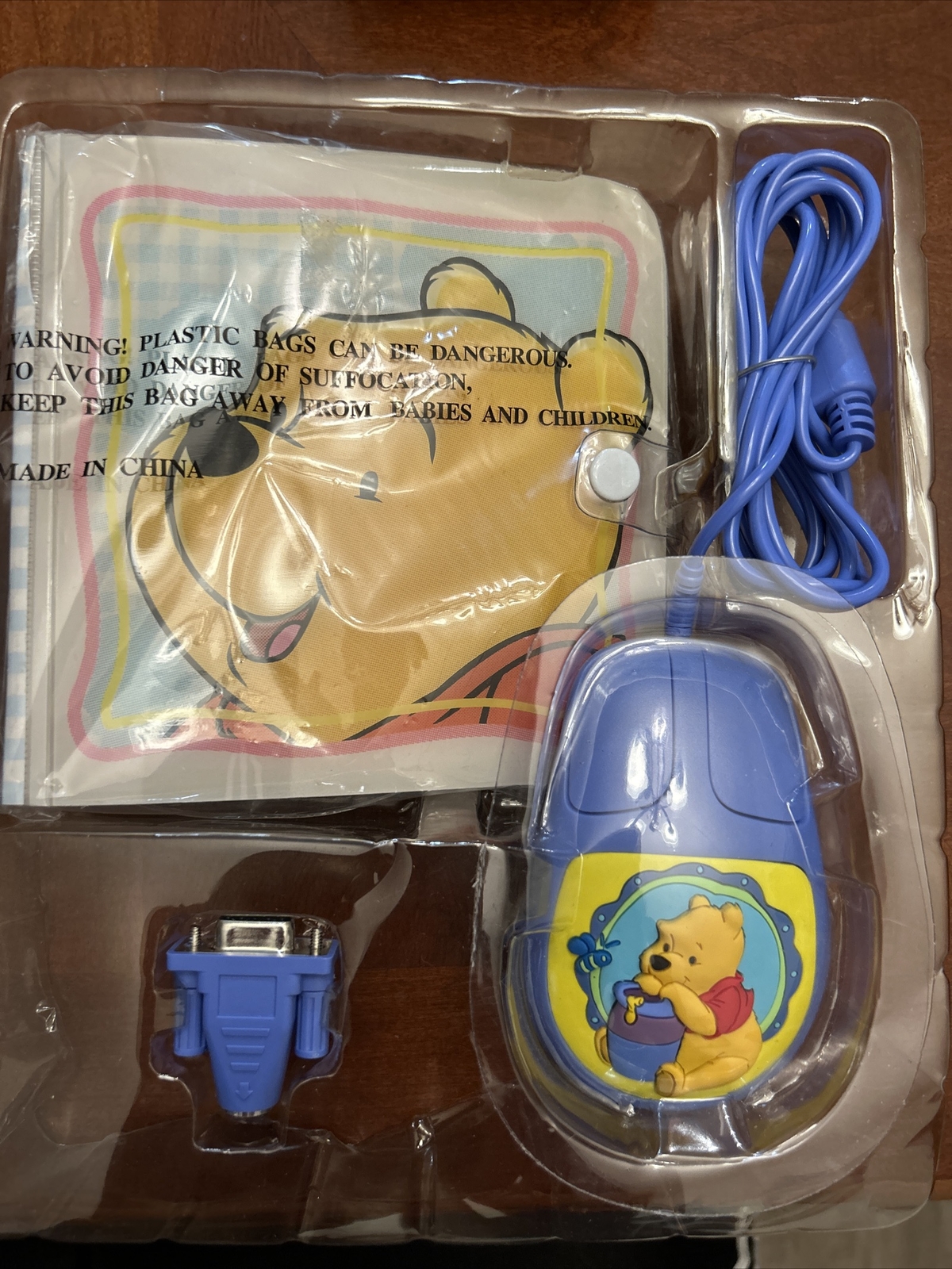 Vtg 1990s  Disney Coolmouse Collection Computer Mouse Kit Winnie the Pooh *Read*