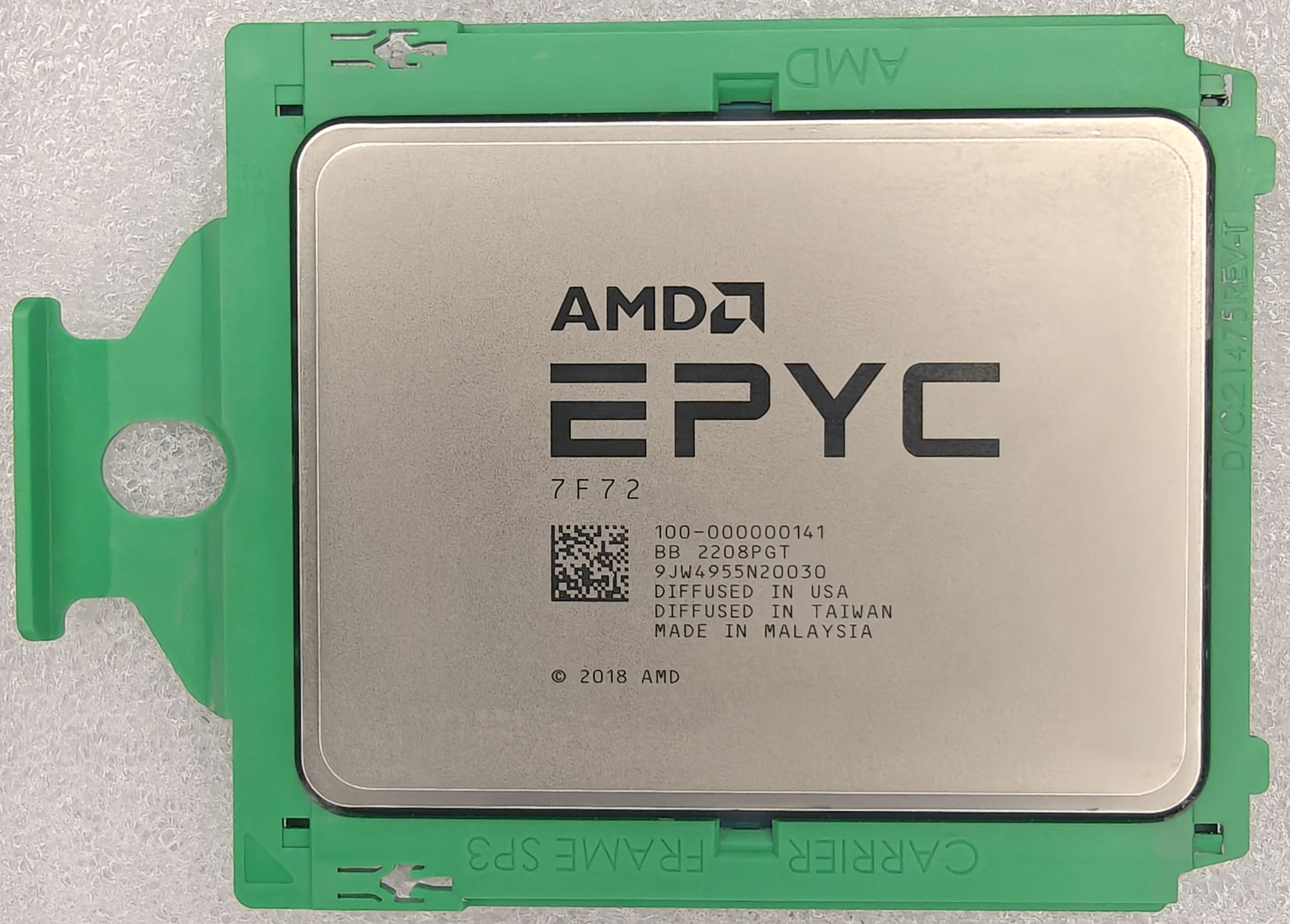 Dell Locked AMD EPYC 7F72 24 core 48 thread 3.2GHz 192MB 240W CPU processor