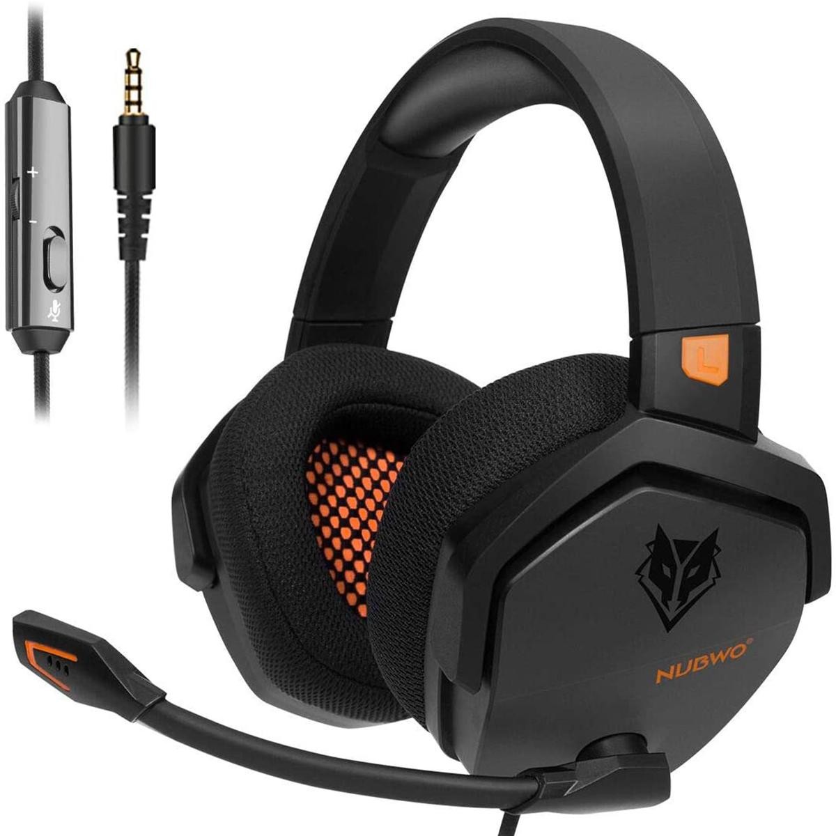 NUBWO N16 3D STEREO GAMING HEADPHONES PS4 XBOX PC SWITCH MAC NOISE CANCELLATION