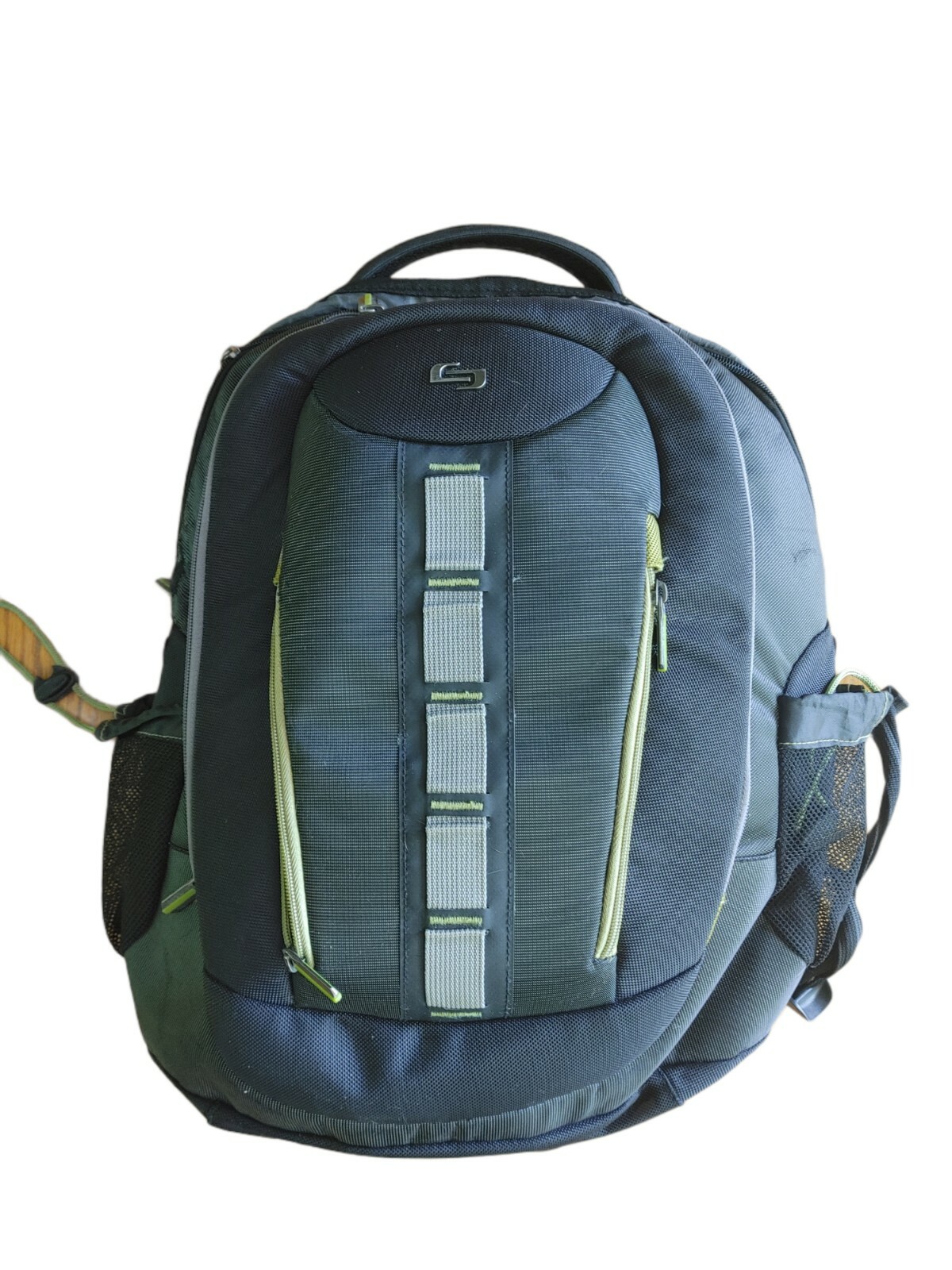 Solo New York Storm 16" Active Laptop Backpack Sling Grey Black & Green