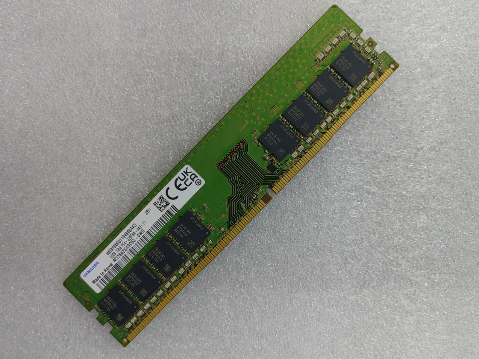 Samsung 16GB DDR4 3200 Desktop DIMM RAM 1Rx8 PC4-25600 M378A2G43CB3-CWE 288pin