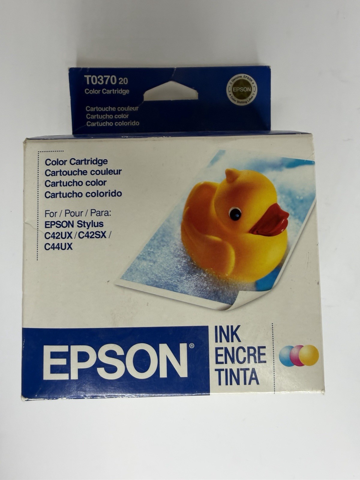 Epson T037020 Tricolor Ink Cartridge For Stylus C42UX/C42SX/C44UX