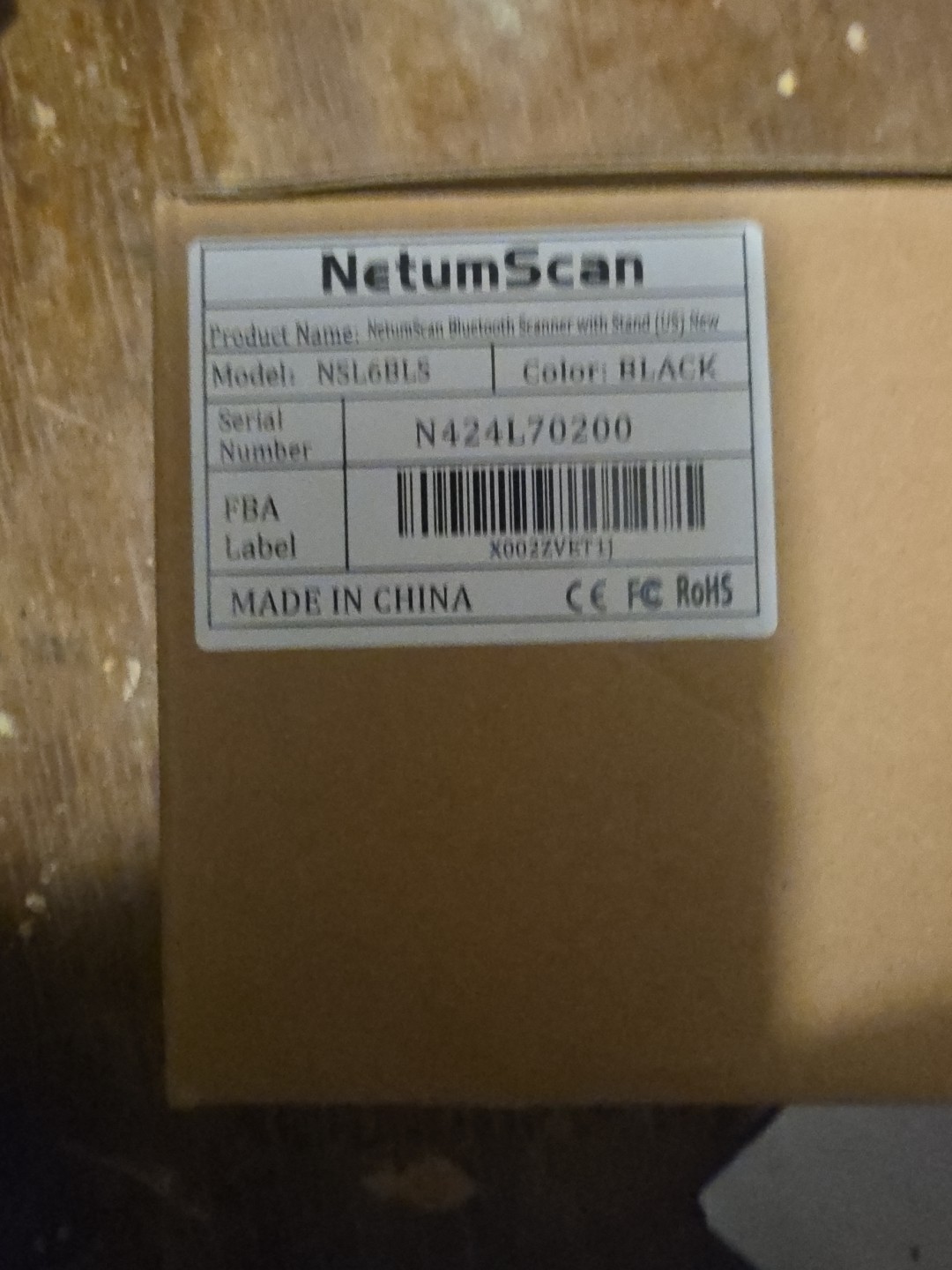 Netum Scan NSL6BLS SCANNER