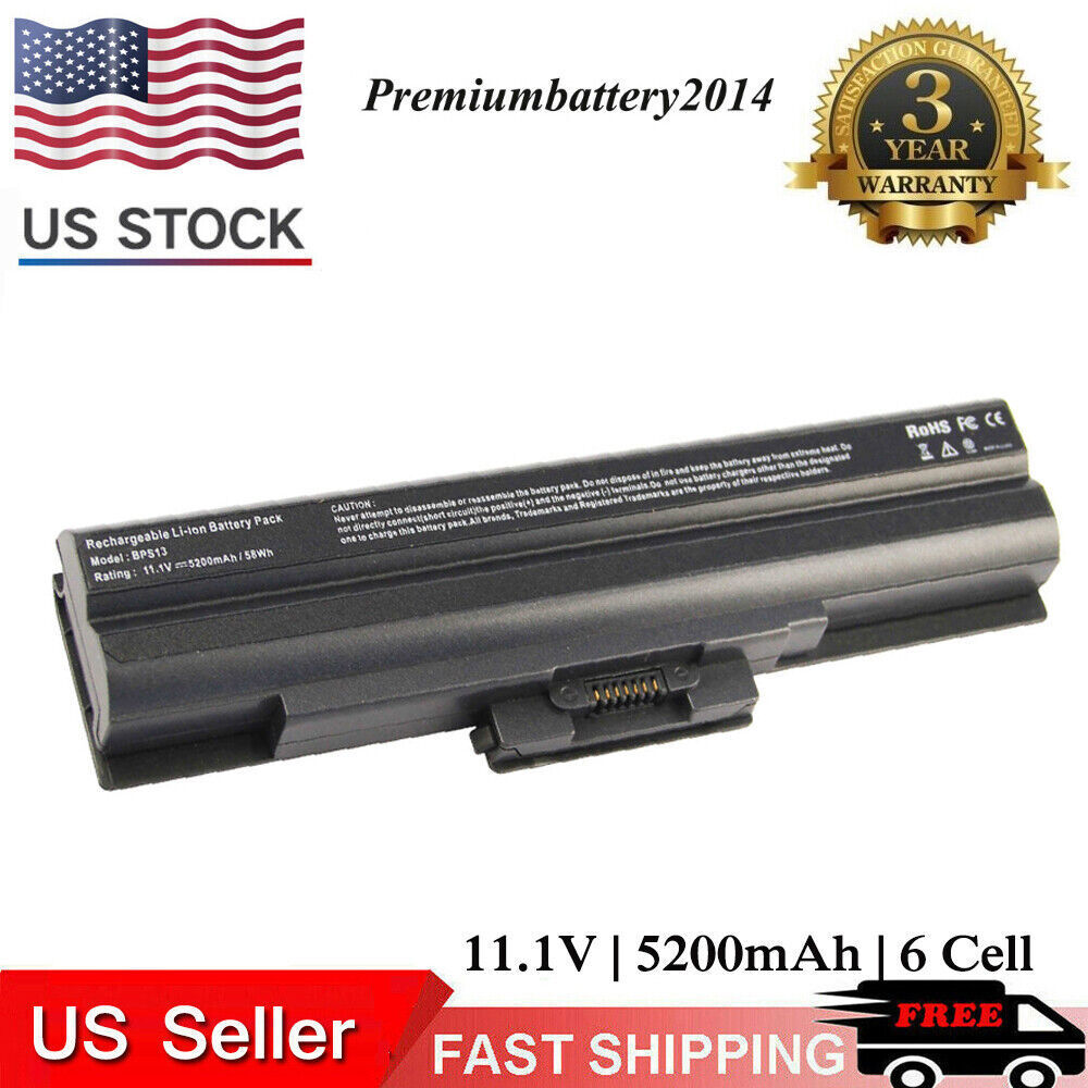 New VGP-BPS13S Battery for Sony VGP-BPS13/S VGP-BPS13A/S VGP-BPS13 VGP-BPS13B/S