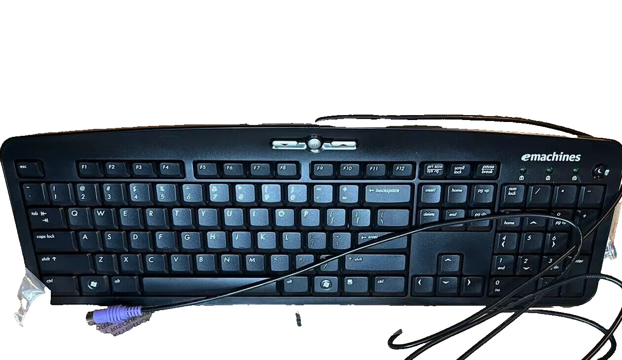 Emachines Black Wired Keyboard-NIB.