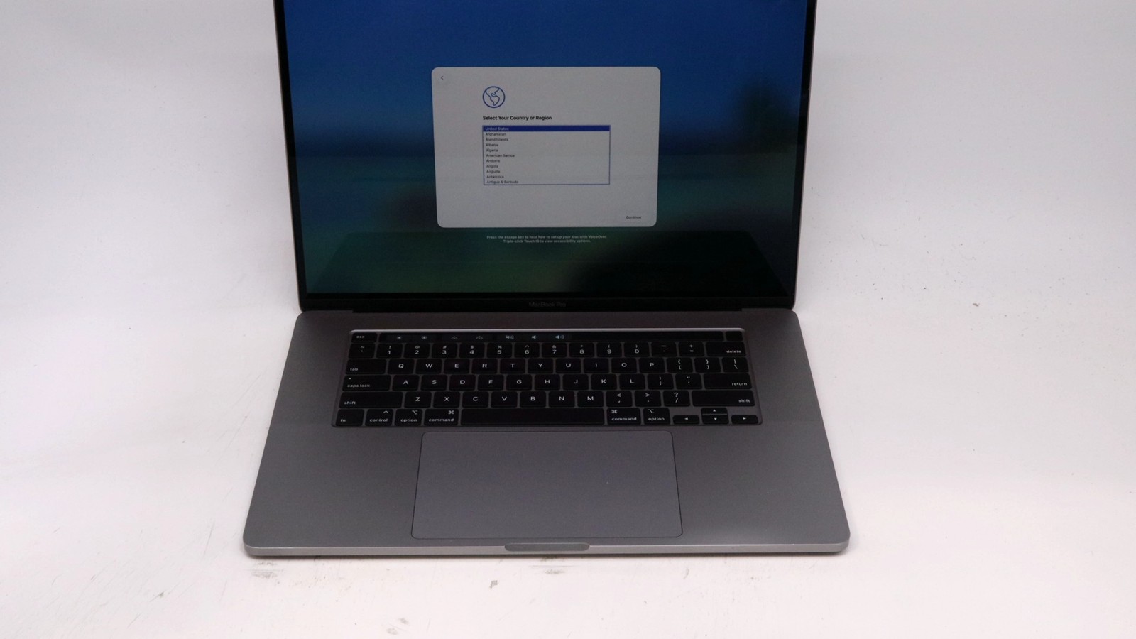 Apple Macbook Pro 16" i7-9750H 16GB 512GB CAMERA ISSUE