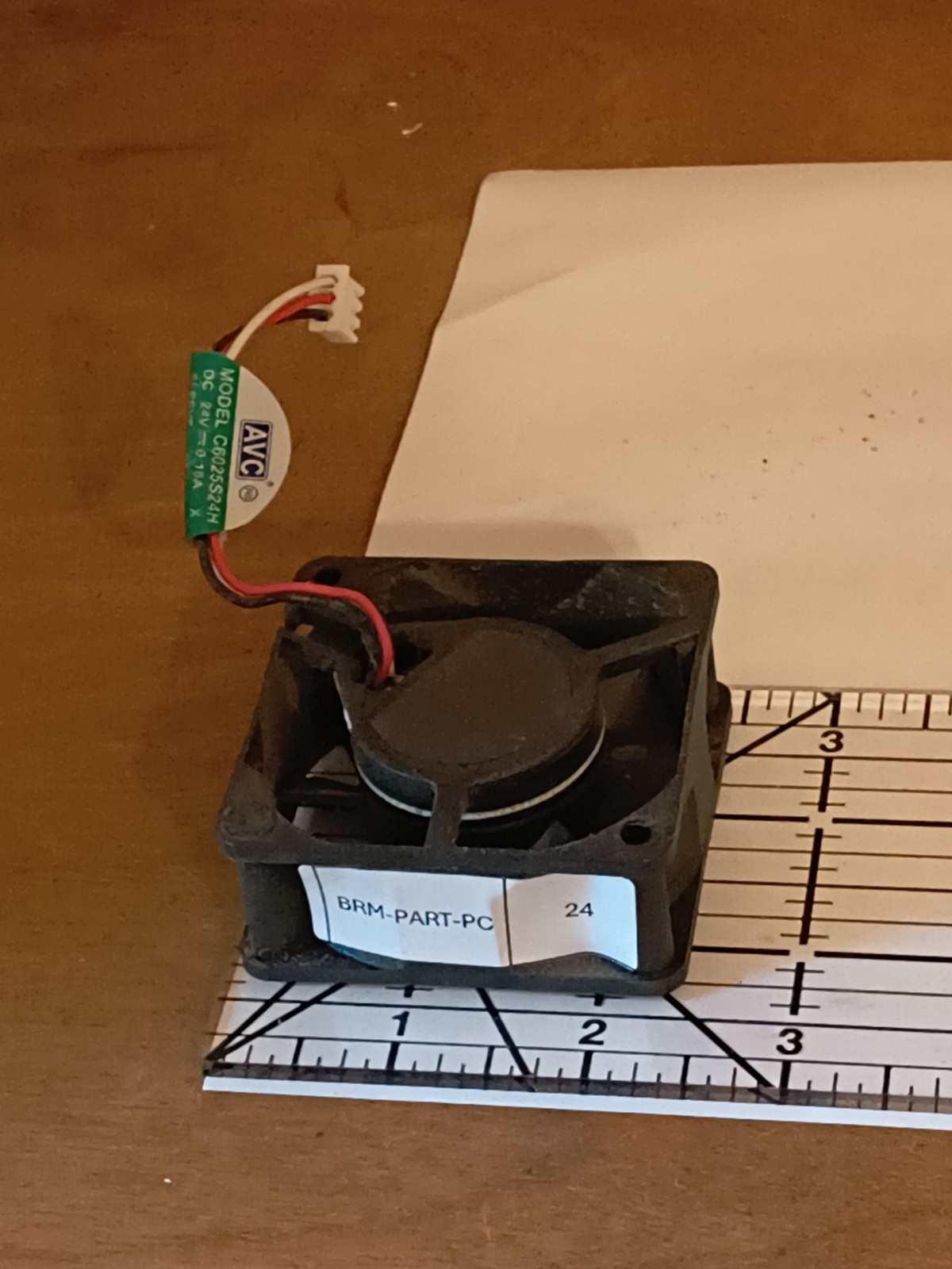 Genuine Dell-style passive chipset cooling heatsink with attached wire retaining