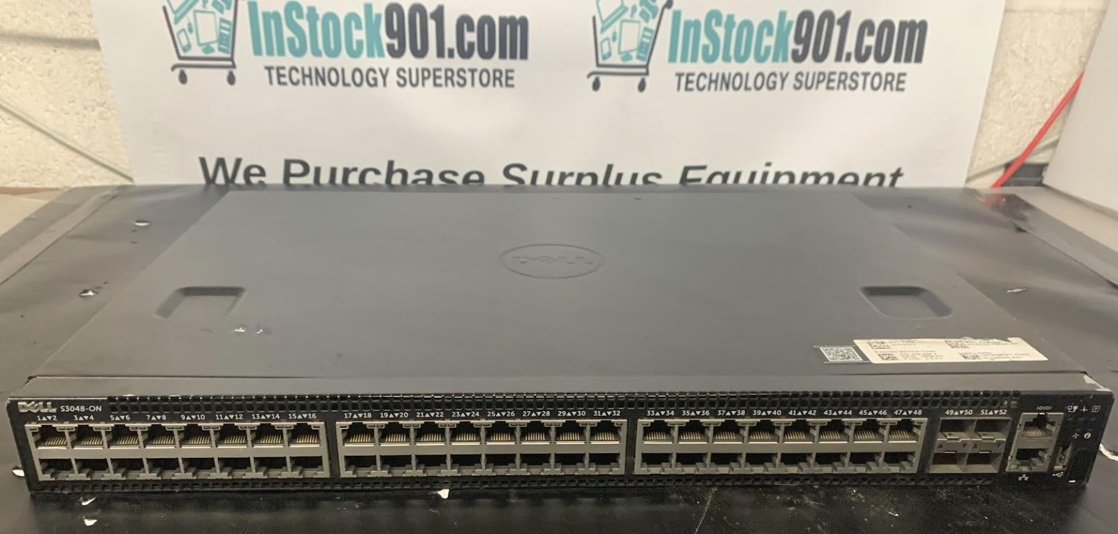 Dell S3048-ON 48-Port Gigabit Ethernet Switch Model E14W001