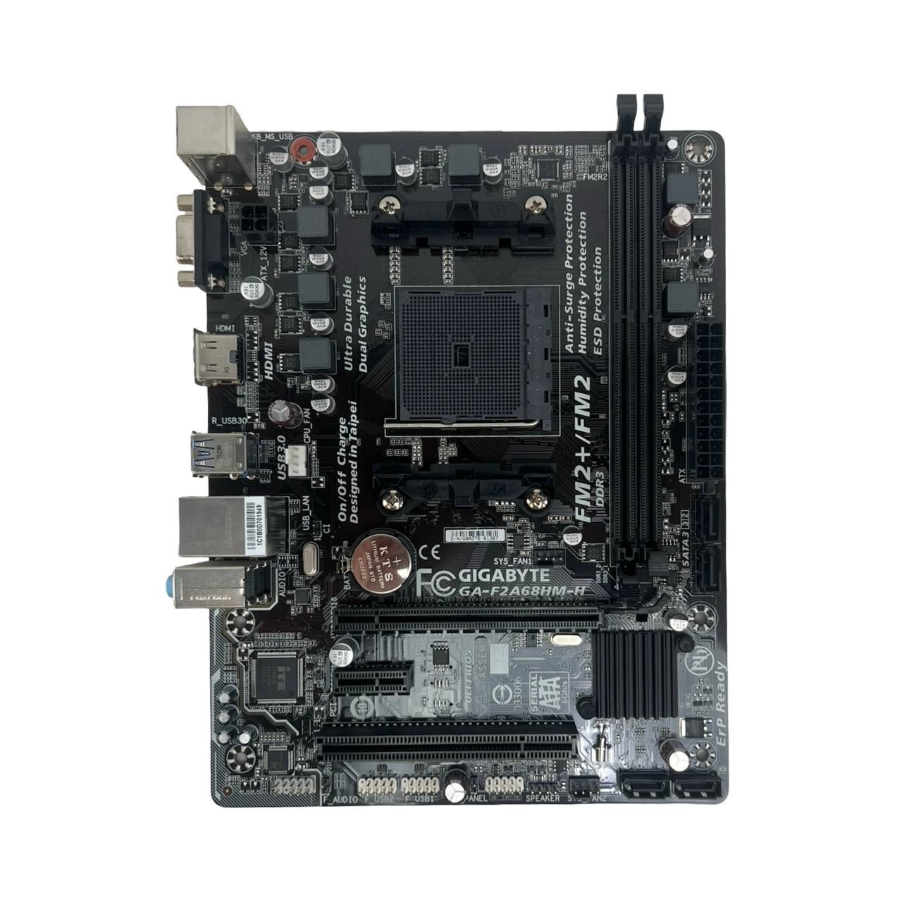 Gigabyte GA-F2A68HM-H Motherboard Socket FM2+ DDR3 Micro ATX AMD w/ I/O Shield