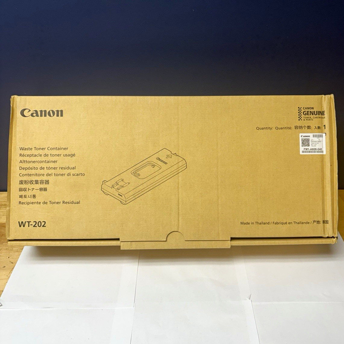 Canon WT-202 Waste Toner Container FM1-A606-040 for iR ADV C3530/C3330 (5 boxes)