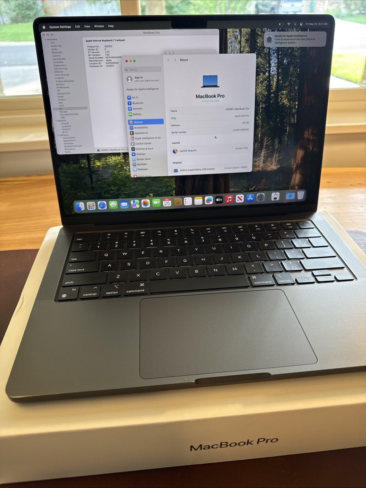 Apple MacBook Pro 14 M3 Pro 12C/ 18C GPU - 36GB RAM 512GB SSD  - AppleCare