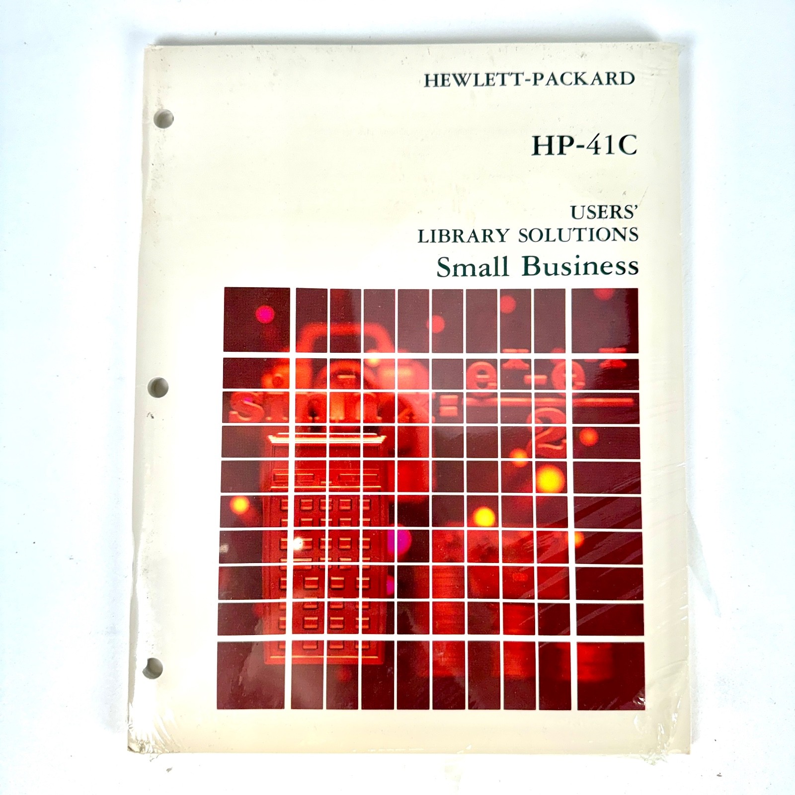 HP-41C User’s Library Solutions Small Business 00041-90137 1980 New Sealed