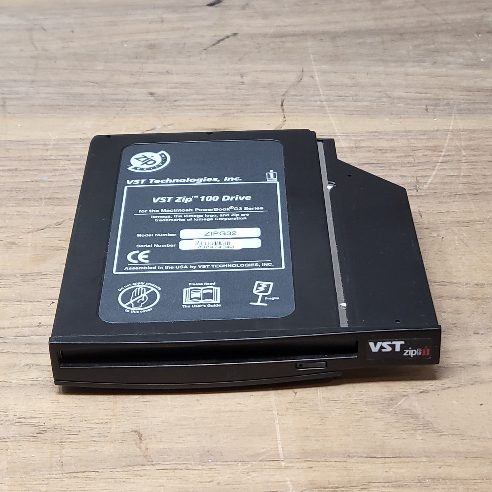 VST Zip 100 Drive ZIPG32 for Apple Macintosh PowerBook G3 Series Iomega