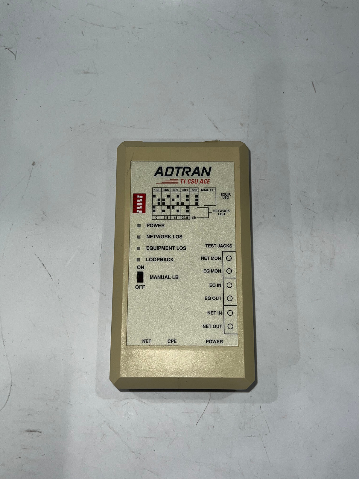 Adtran 1200.022L2 CSU ACE TI Ethernet Unit w/o Power Supply