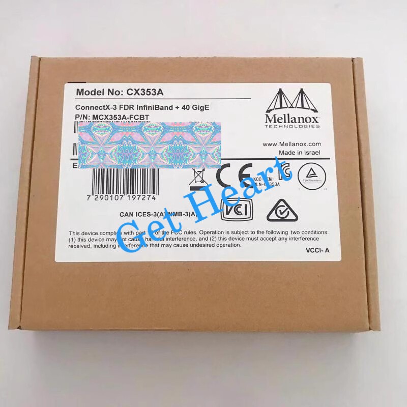 NEW Mellanox MCX353A-FCBT ConnectX-3 40Gigabit Ethernet PCI Express Network Card
