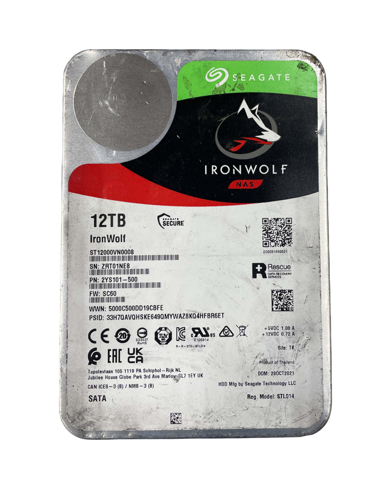 Seagate IronWolf ST12000VN0008 12TB 3.5" HDD #21