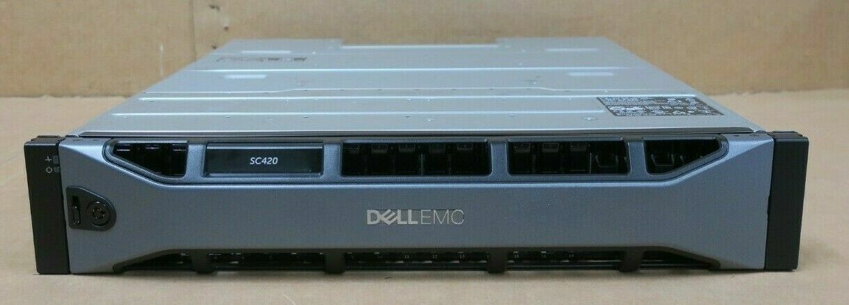 Dell Compellent SC420 Expansion Enclosure 17x 800GB SAS 12G SSD 2x EMM 2x PSU