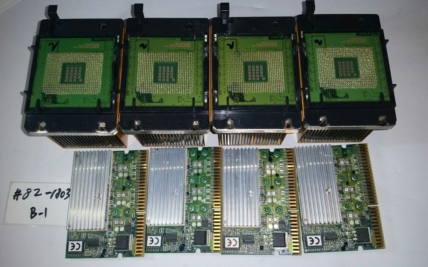 - 4x INTEL XEON 2400DP SL6EP 2.4GHz  Server CPU  W/Heatsink & 266284 card @@@