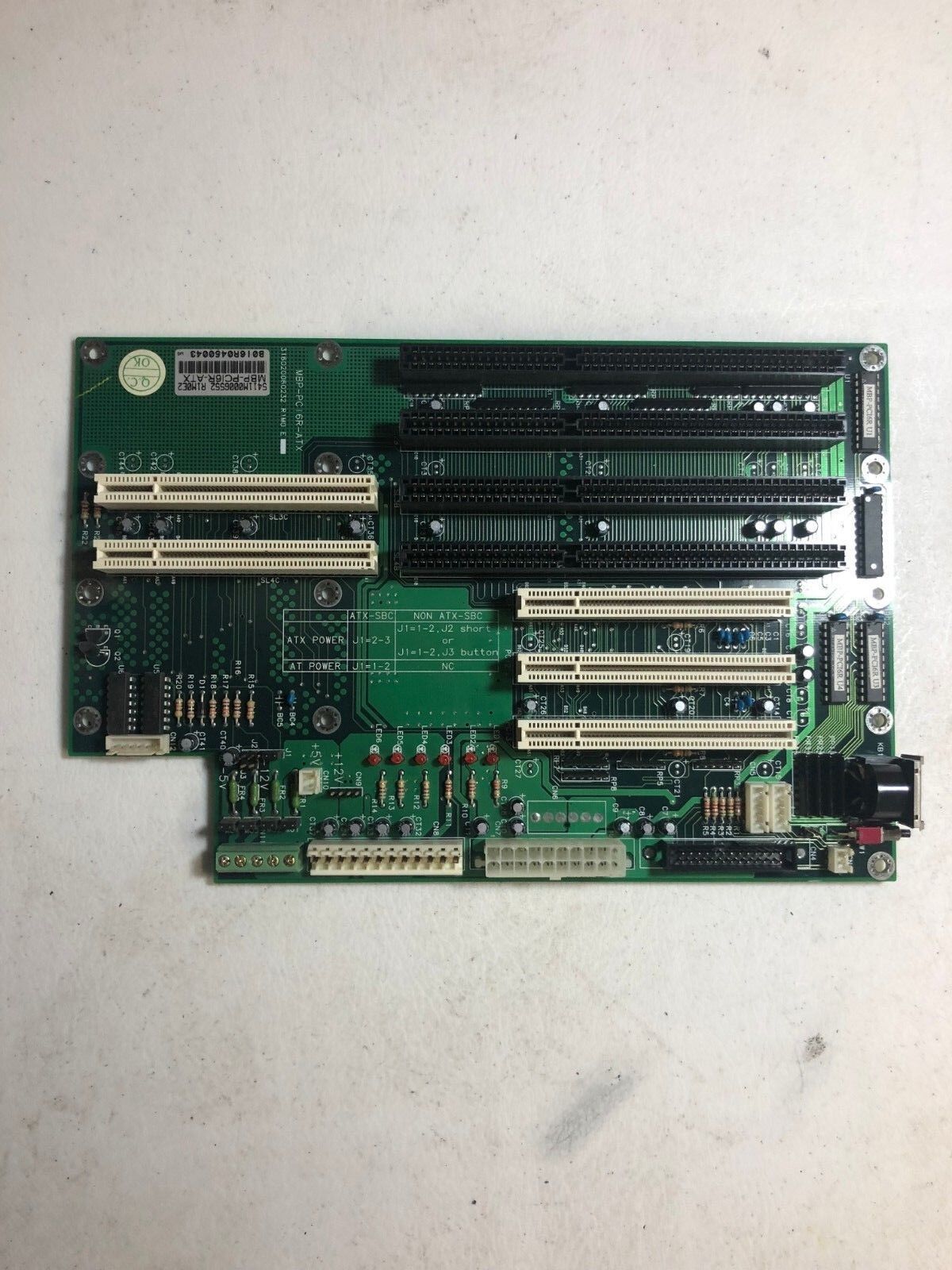 ISA Industrial Motherboard, MBP-PCI6R-ATX 