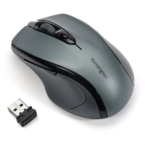 Kensington Pro Fit Mid-Size Wireless Mouse Graphite Gray (72423)
