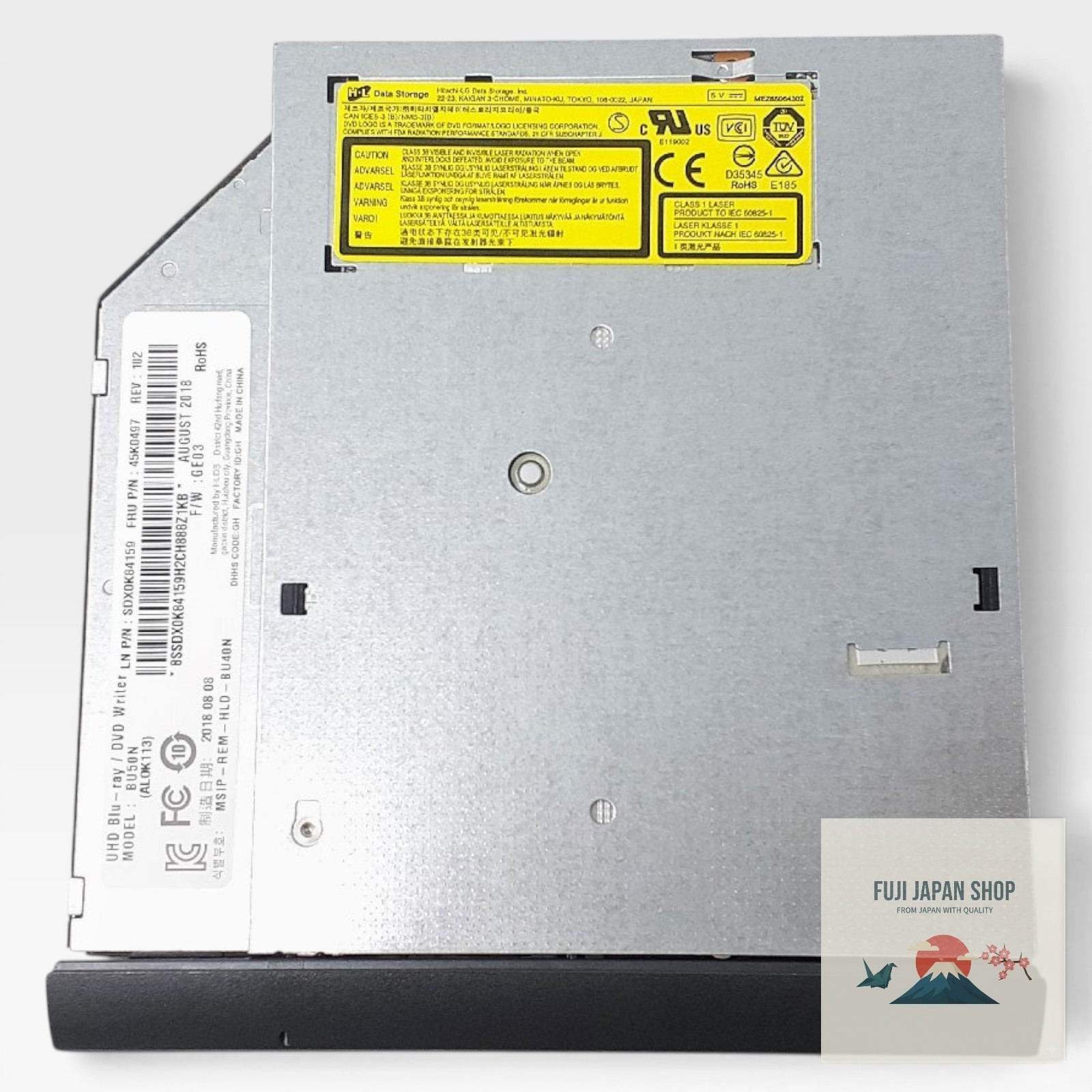 LG BU50N 4K UHD Blu-ray DVD BDXL SATA Ultra Slim Drive 9.5mm Tested Used