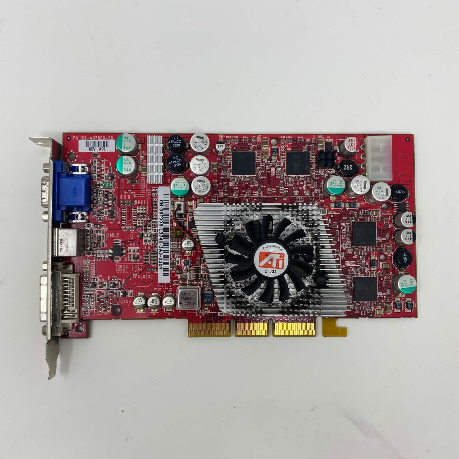 ATI Radeon 9800 126MB Series AGP Vintage Graphics Card Dell