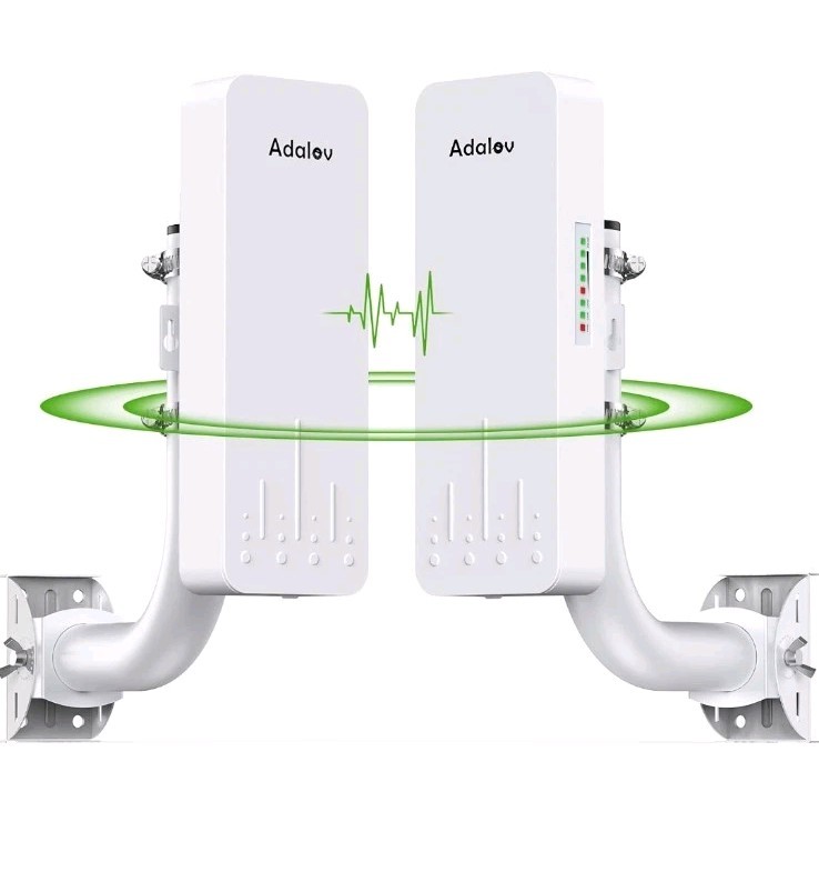 Adalov Wireless WiFi Bridge 3KM 5.8G Point to Long Range Outdoor NEW CPE660