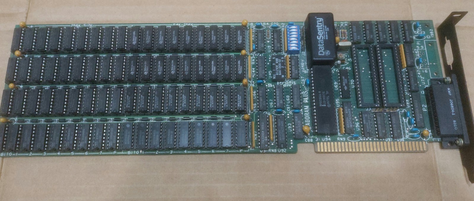 Vintage Profit Systems ADDRAM PLUS 8-Bit ISA Mem Expansion Board IBM PC XT 5150