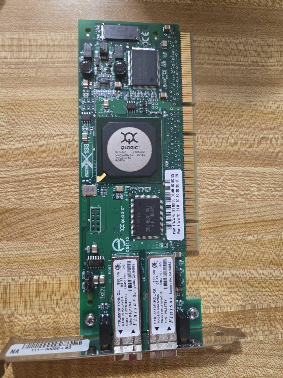 HPE HP Genuine Qlogic QLA2340 FC HBA 283384-001 High Profile
