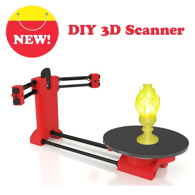 Mini 3D Scanner Diy Kit Open Source Object Scanning Cnc Milling Machine Tool Kit