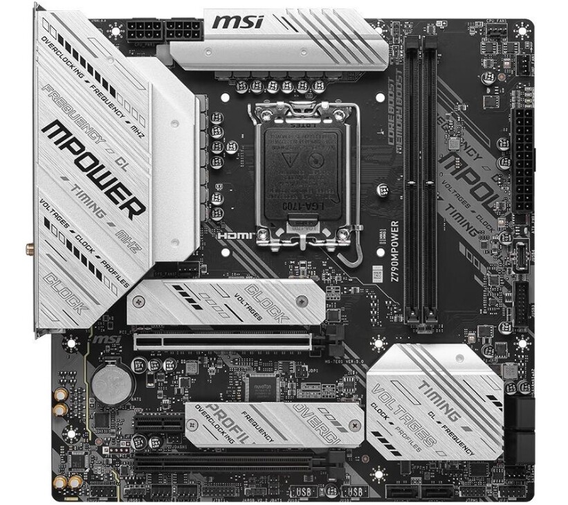FOR MSI Z790MPOWER LGA 1700 Intel Z790 DDR5 Micro ATX Motherboard Test OK