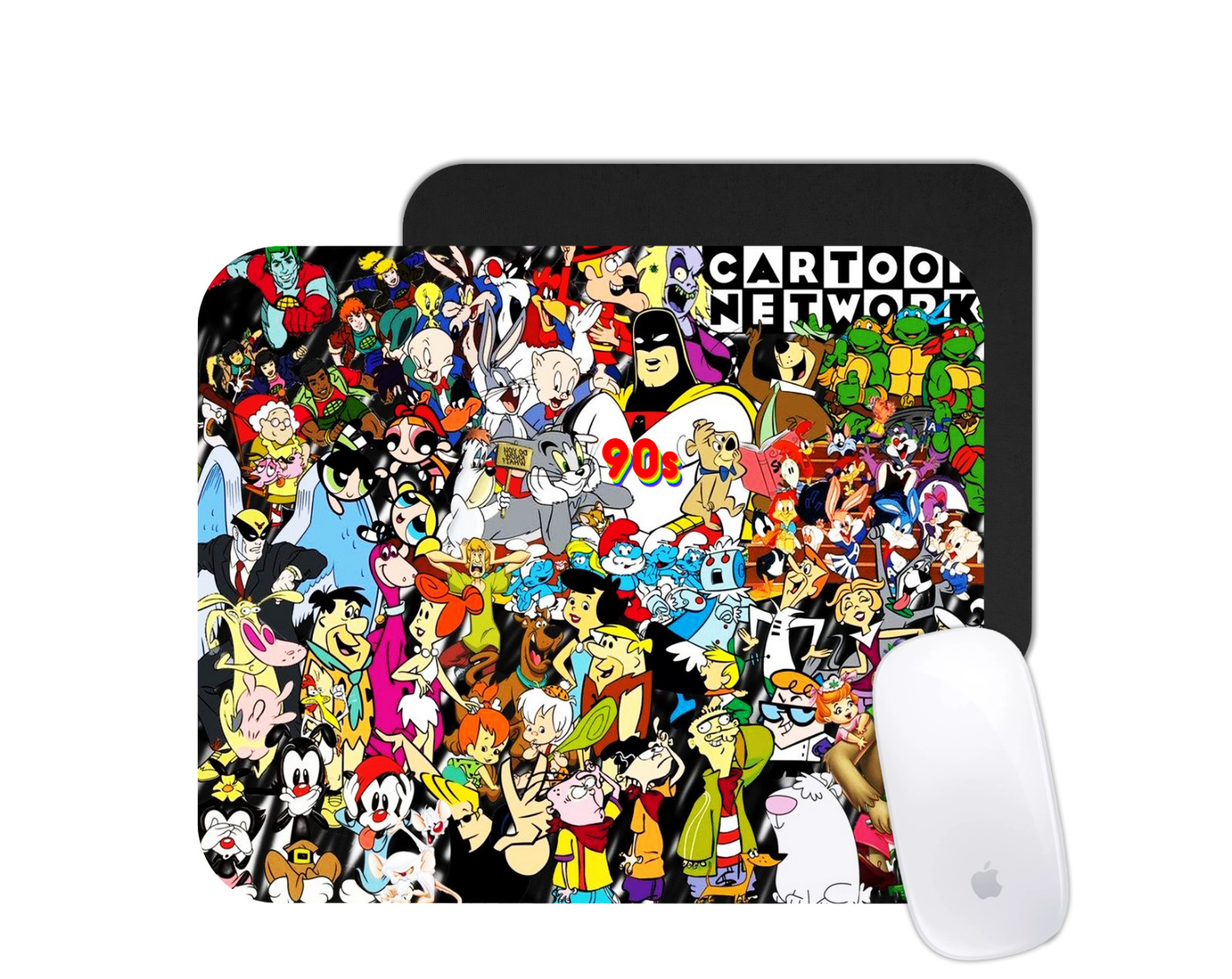 90s Classic Retro Cartoons Mouse Pad Laptop Computer Office Mat