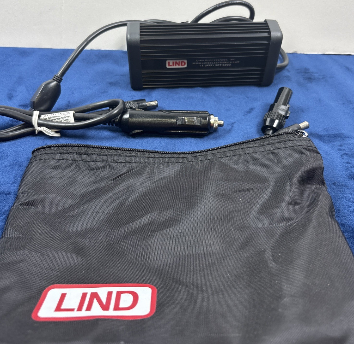 Lind Electronics DE2035A-259A Auto-Air Adapter ~ excellent condition W/Bag