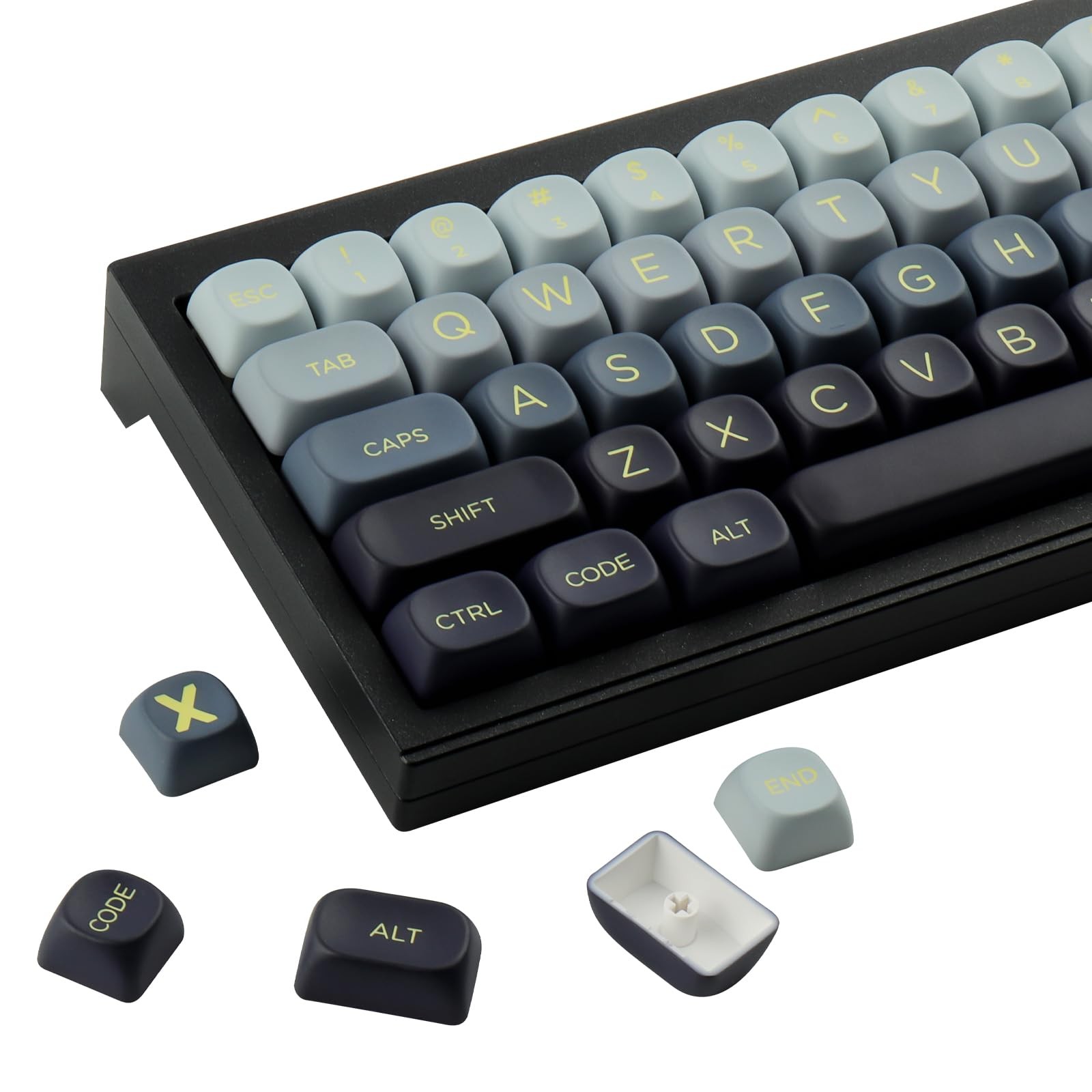 143 Key MOA Profile PBT Keycap Set Full Layout Cherry MX Switches Mechanical