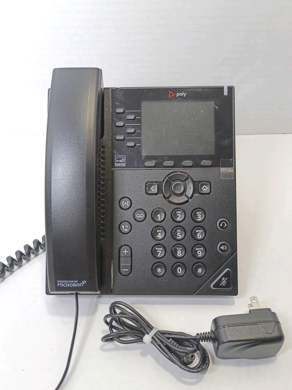Poly Phone VVX 350 6-Line Business IP Desk Black Ring Central VVX350