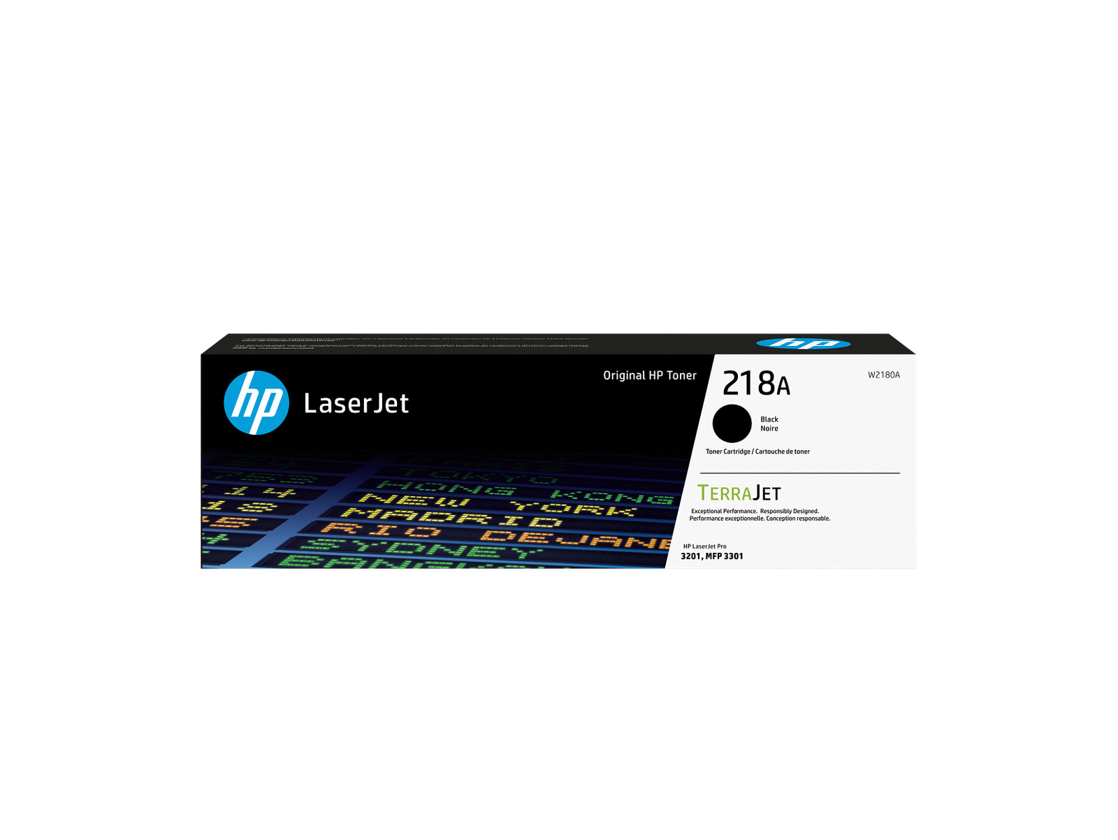 HP 218A Black Original LaserJet Toner Cartridge, ~1,300 pages black, W2180A