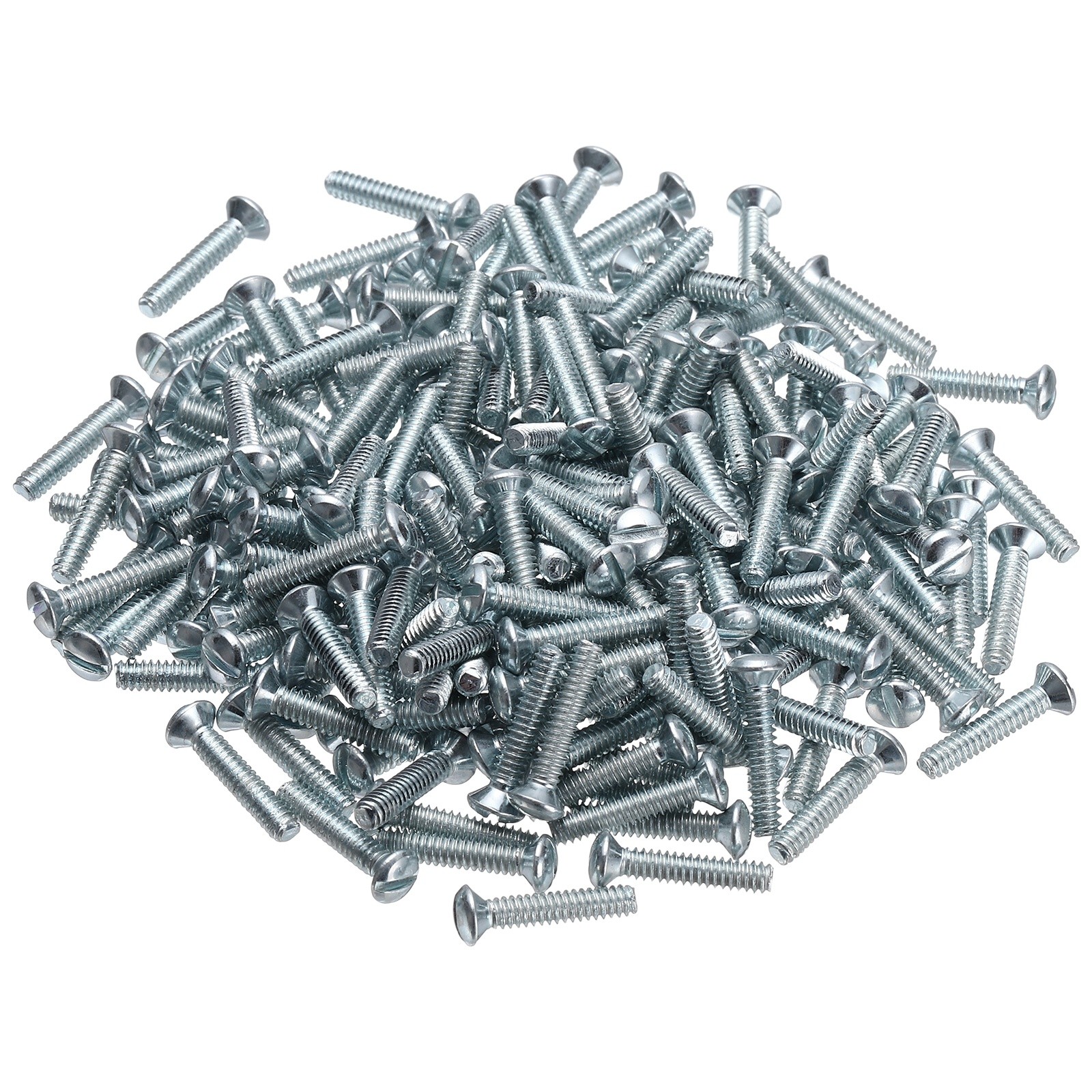 200 Pcs Wall Plate Screws 3/4" Long 6-32 Thread Silver, Electrical Outlet Screws