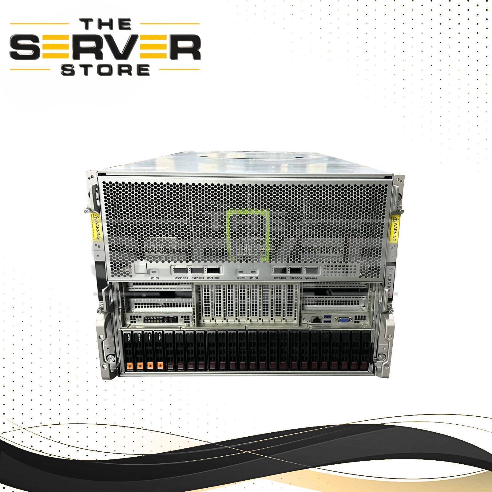 Supermicro 8U AI Barebones Server 8x Intel Gaudi2 96GB HBM2e GPU