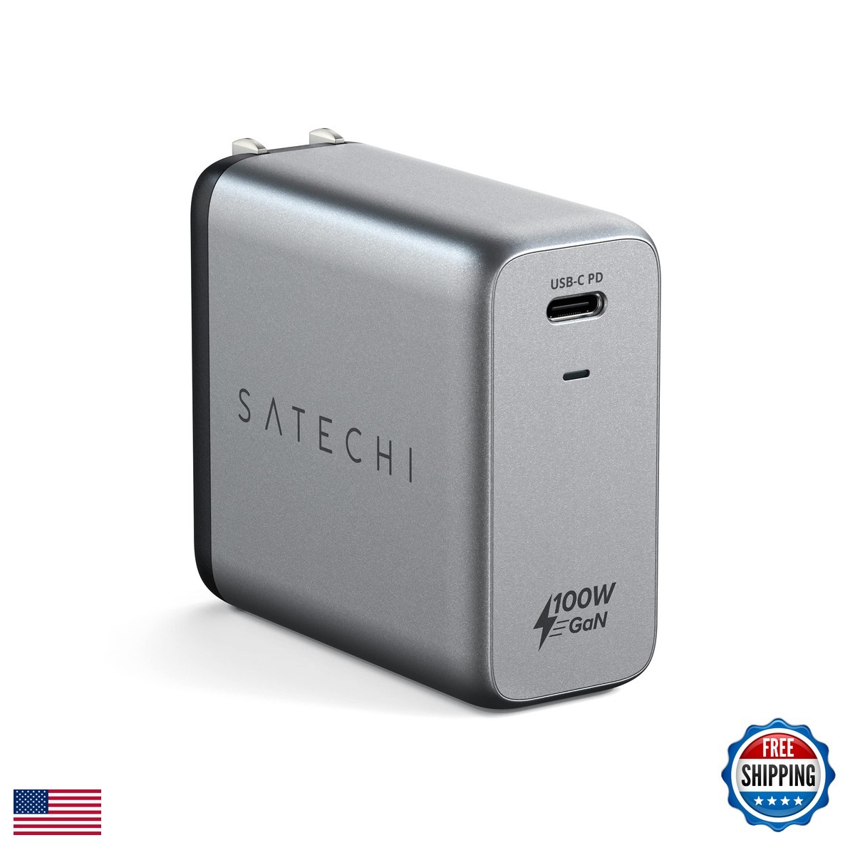 Satechi 100W USB-C PD GaN Charger for MacBook Pro/Air, iPhone 16, iPad Pro