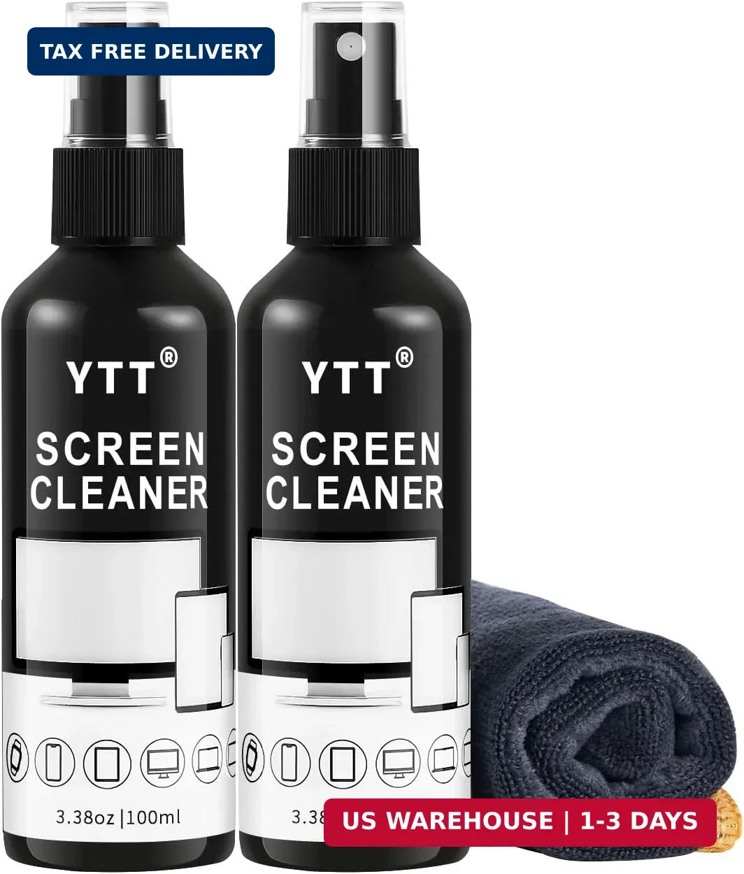Screen Cleaner Spray, Large Bottle Screen Cleaner kit
