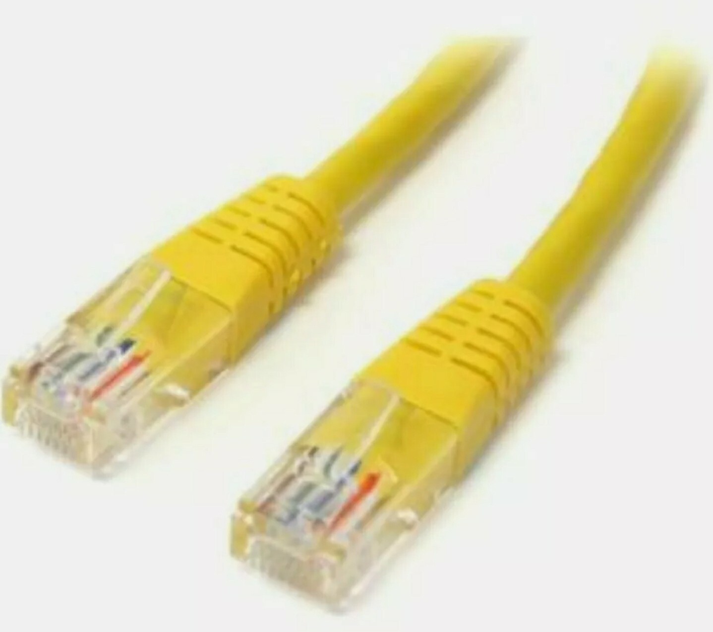 10ft Molded Cat5e Patch Cable - Yellow