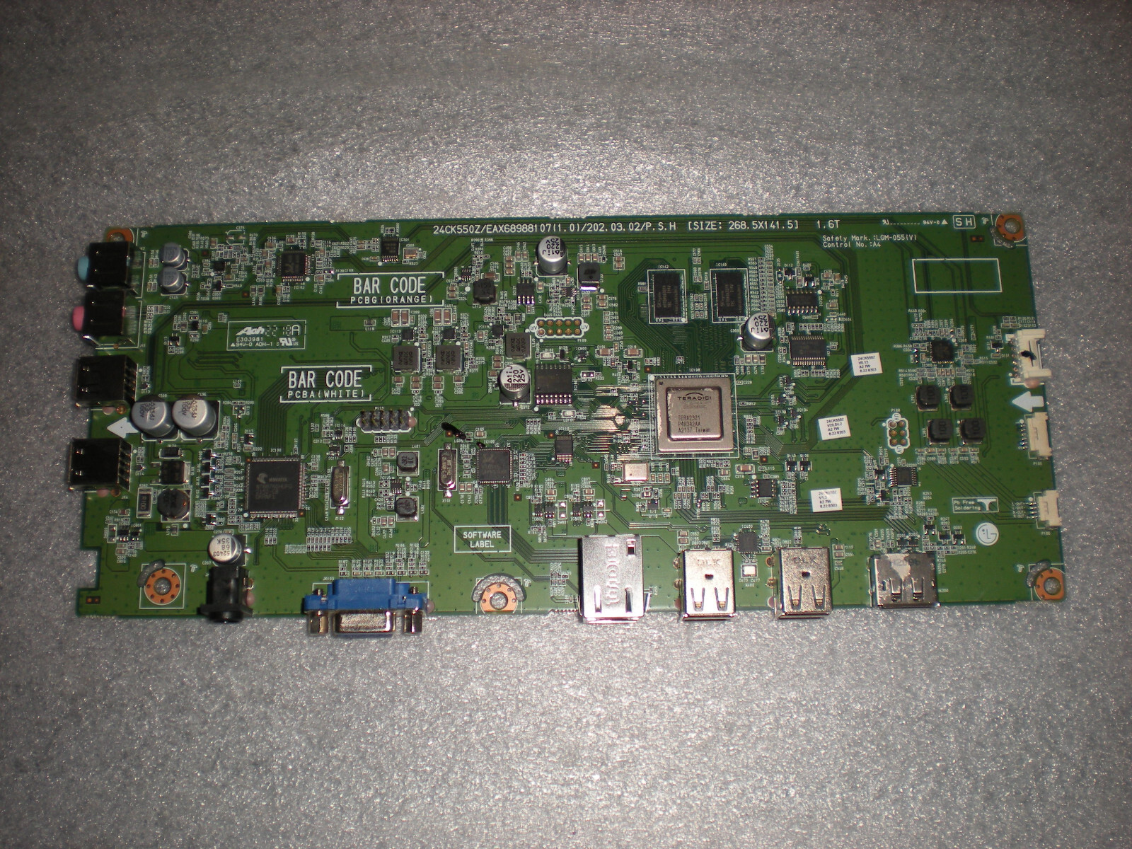 Original Genuine LG Main Display Board Motherboard For 24CK550Z-BP 24" Monitor