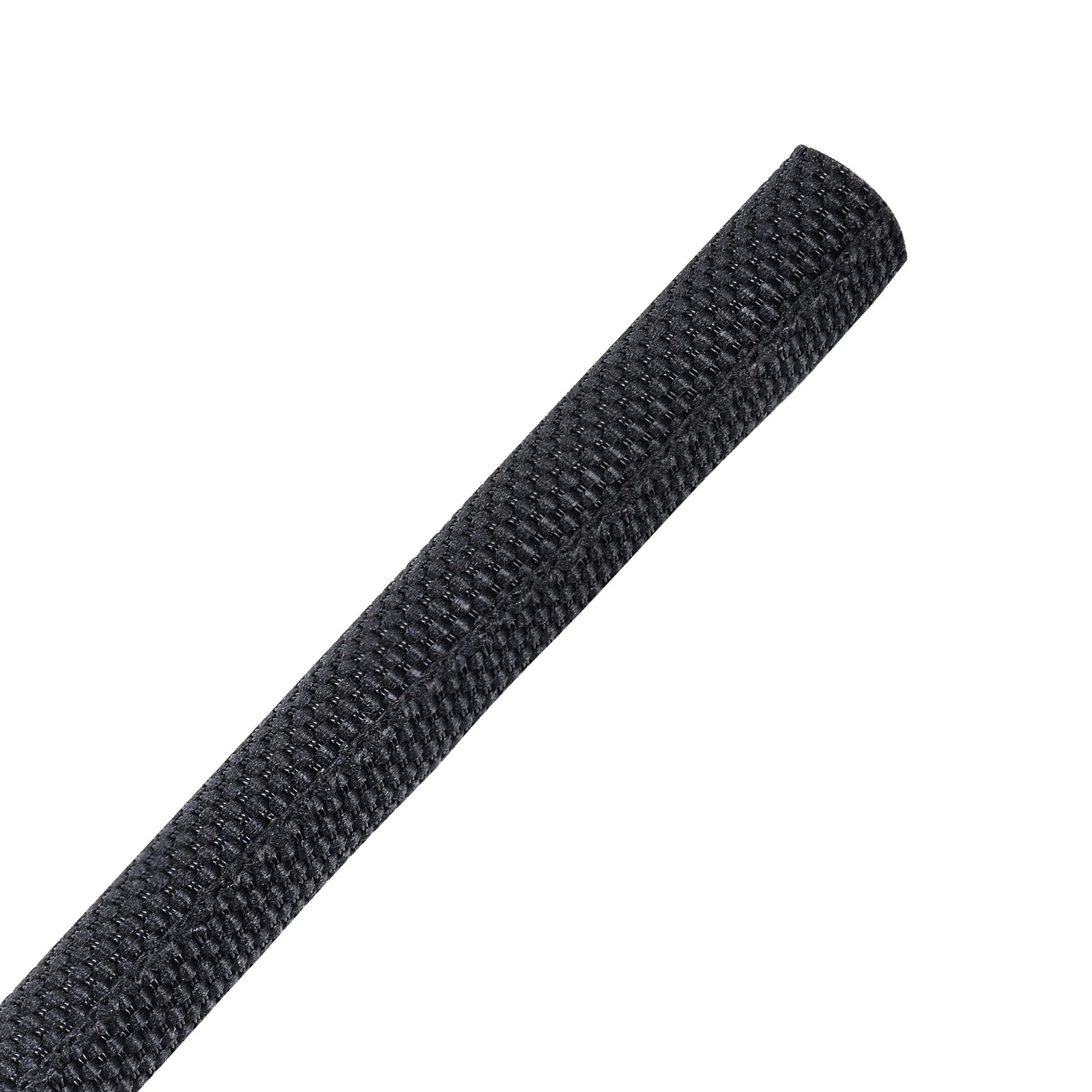 Automotive Wire Sheathing Split Loom Braided Mesh Cable Sleeve 1/4 In 18 Ft