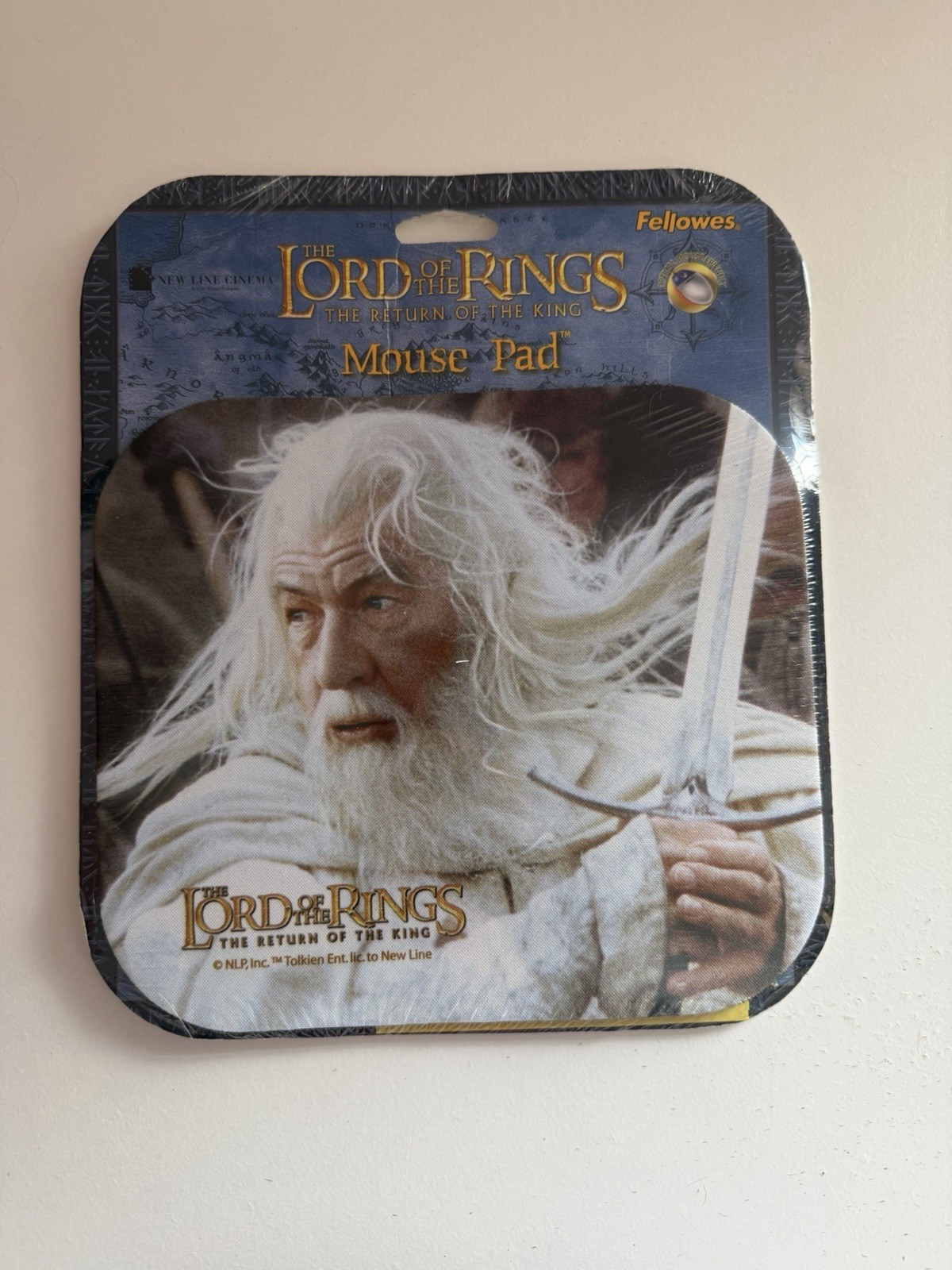 Lord Of The Rings Mouse Pad - Gandalf - Return Of The King - NEW Sealed LOTR