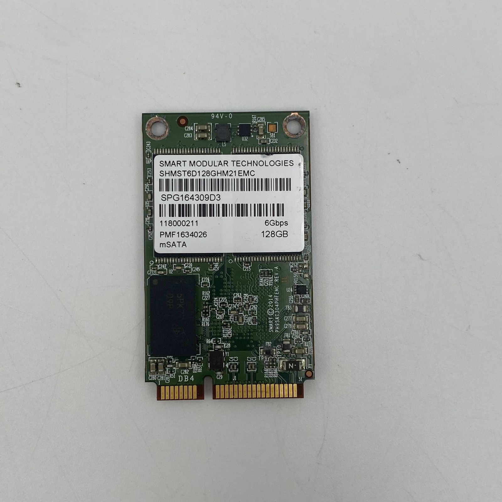 EMC SMART MODULAR TECHNOLOGIES 128GB 6bps MSATA SSD