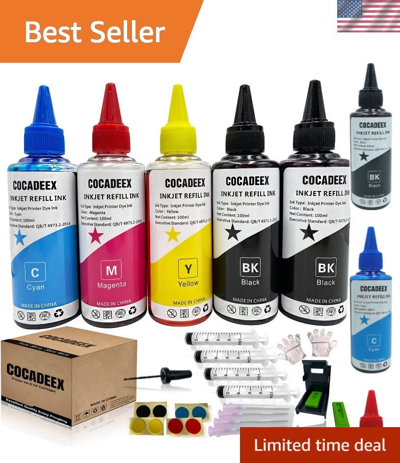 High-Quality 500ml Refill Ink Set for Canon PIXMA - Versatile & Cost-Effective