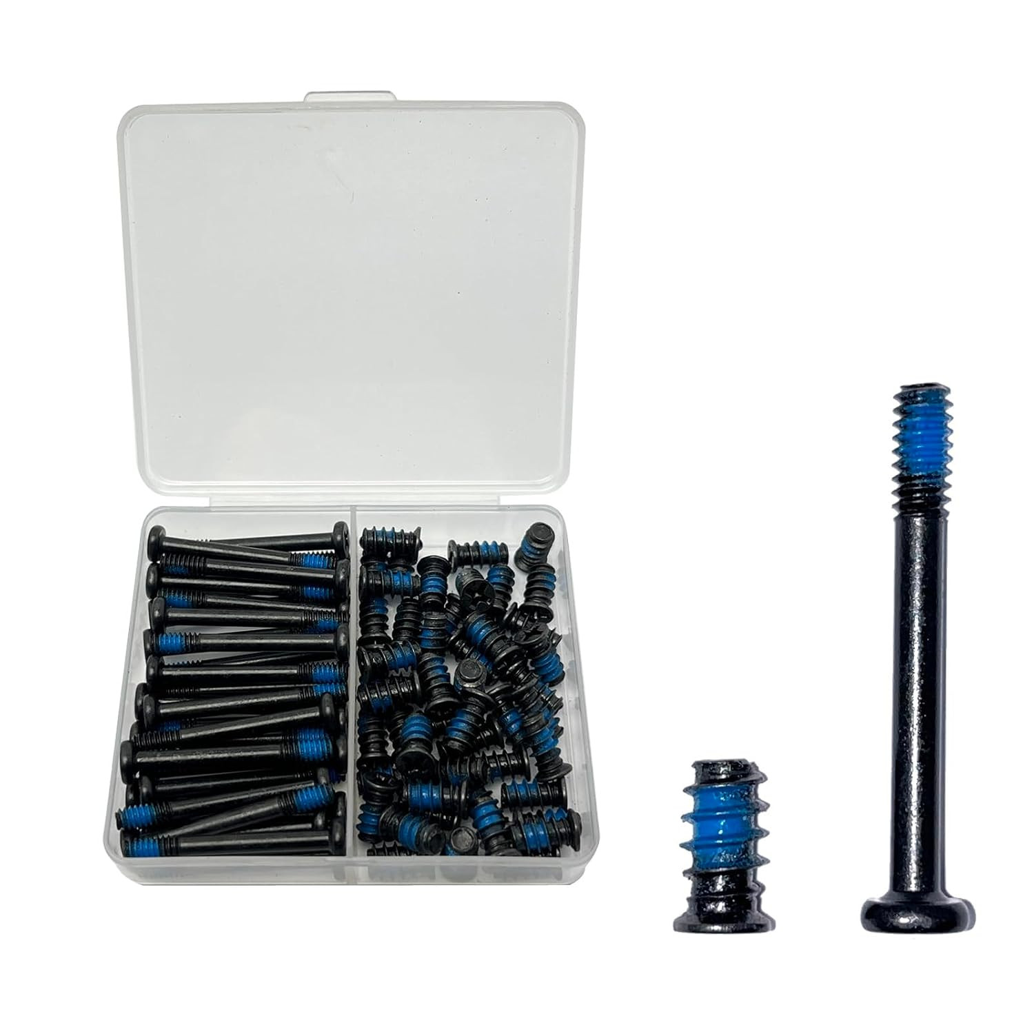 80Pcs PC Fan Screws, for AIO Cooler/PC Case, #6-32x30mm (30) + M5x10mm (50)