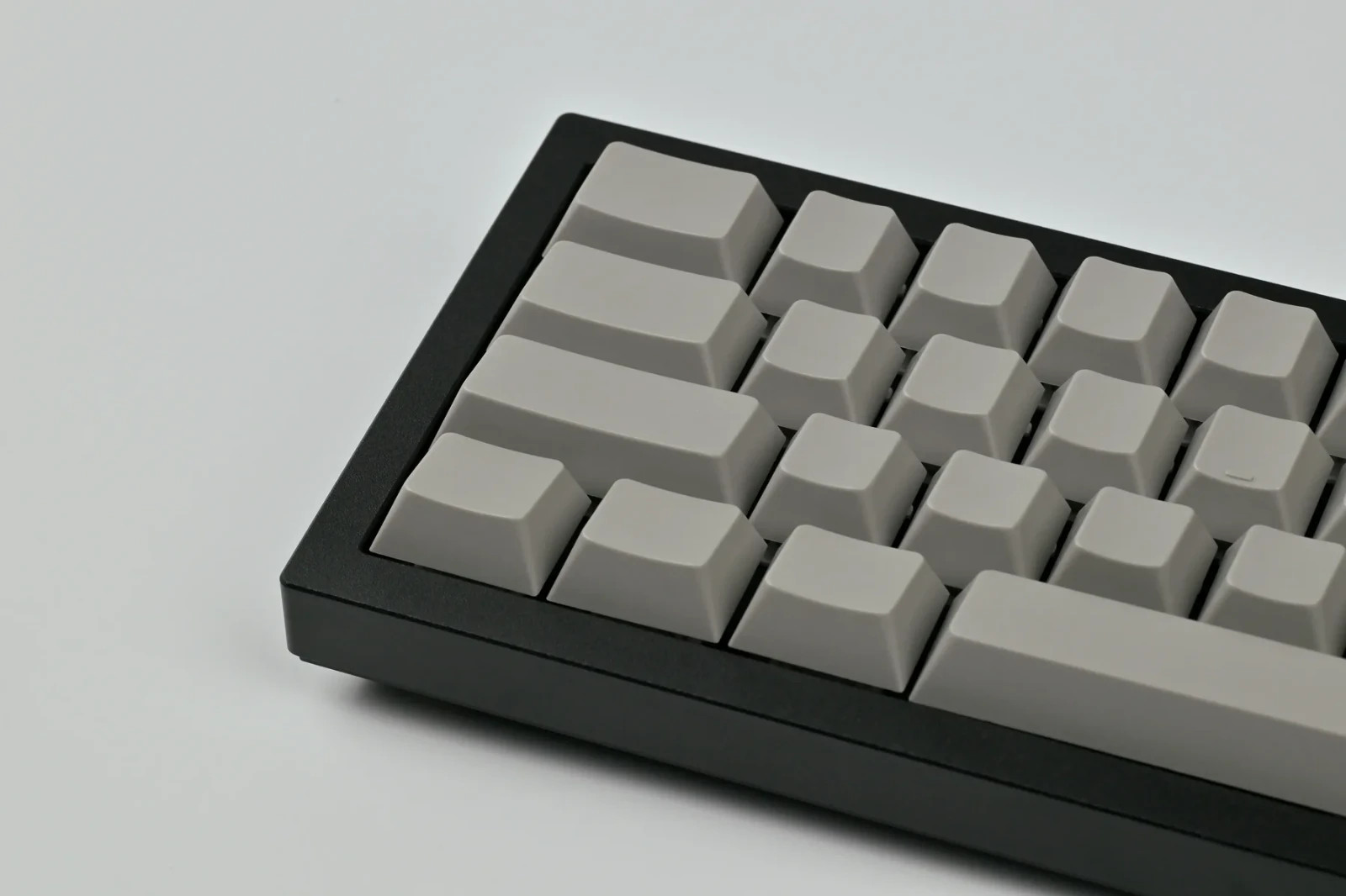 ABS Cherry Profile Blank Keycaps Grey Keyreative Full Set ISO and ANSI