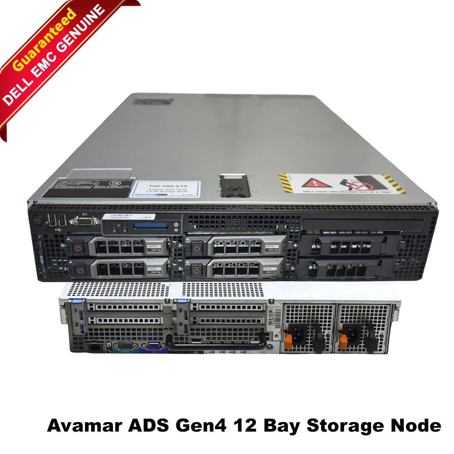 EMC Avamar ADS Gen4 2.6TB 12-Bay Storage Node - High Capacity 100-580-619